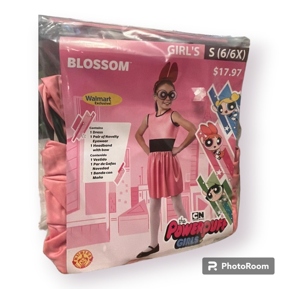 Blossom Powerpuff Girls Halloween Costume S 6/6X NWT Cartoon Network 90s
